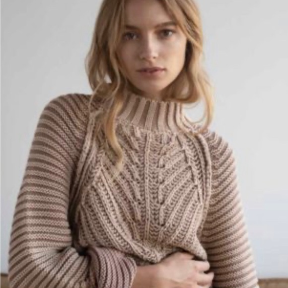FREE PEOPLE Sweetheart Sweater in Sand - Picture 3 of 3